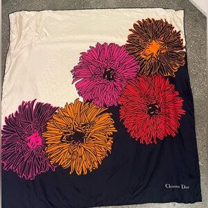 Christian Dior Vintage Silk Scarf